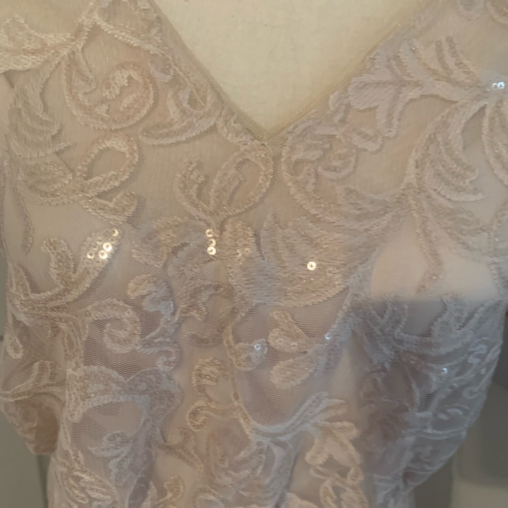 Floor Length Gown, Worn Once, Flawless, Size 10 F… - image 4